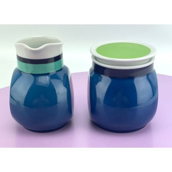 Vintage 70s sugar creamer set, Noritake Hawaiian Holidays, Younger Image - Picture 6 of 9